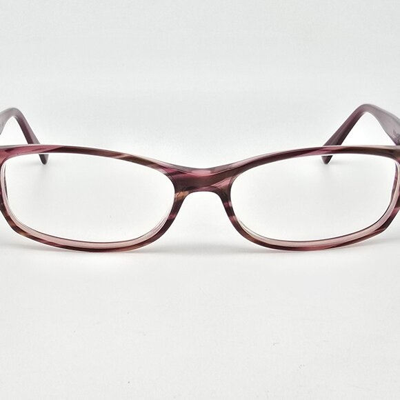 Jean Lafont Paris Eva 857 Purple Stripe Eyeglasses Frame w/ Case France 51mm - Picture 2 of 15